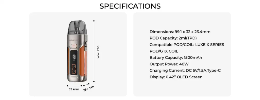 Vaporesso Luxe X Pro Vape Kit