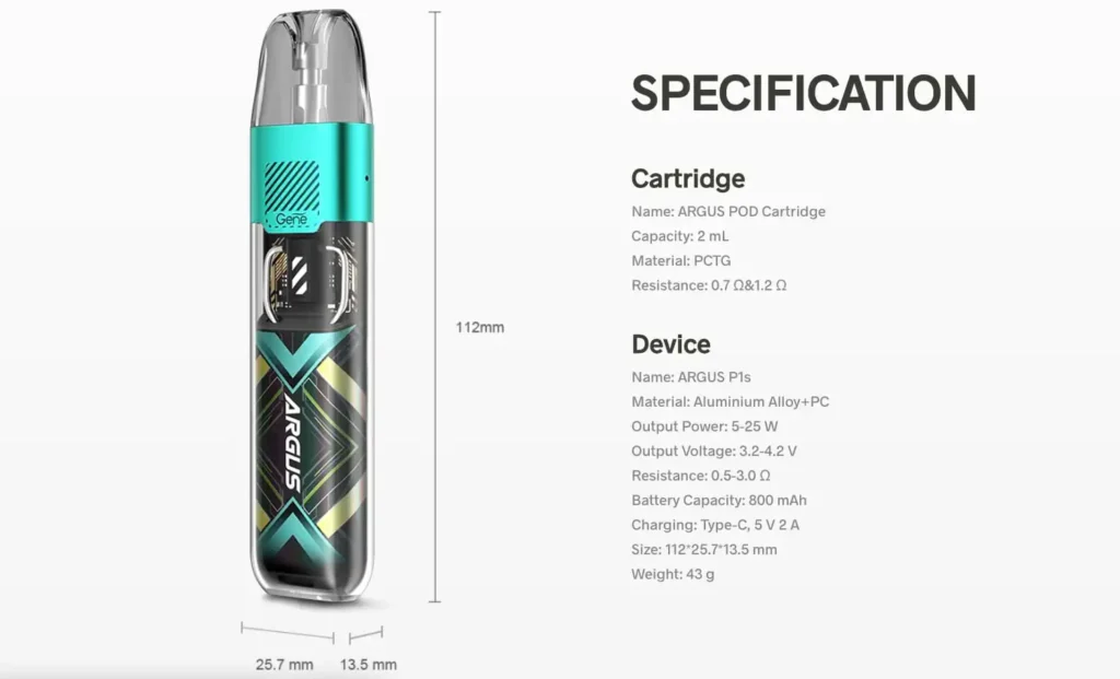 Voopoo Argus P1s Vape Kit