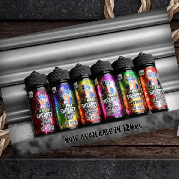Old Pirate E Liquid Sherbet 100ml Shortfill by Ultimate Puff