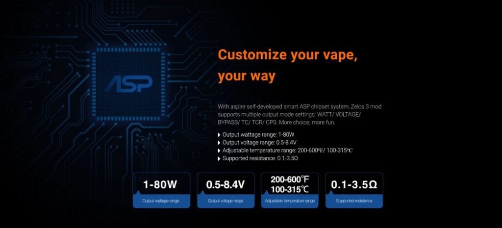 Aspire Zelos 3 Vape Kit