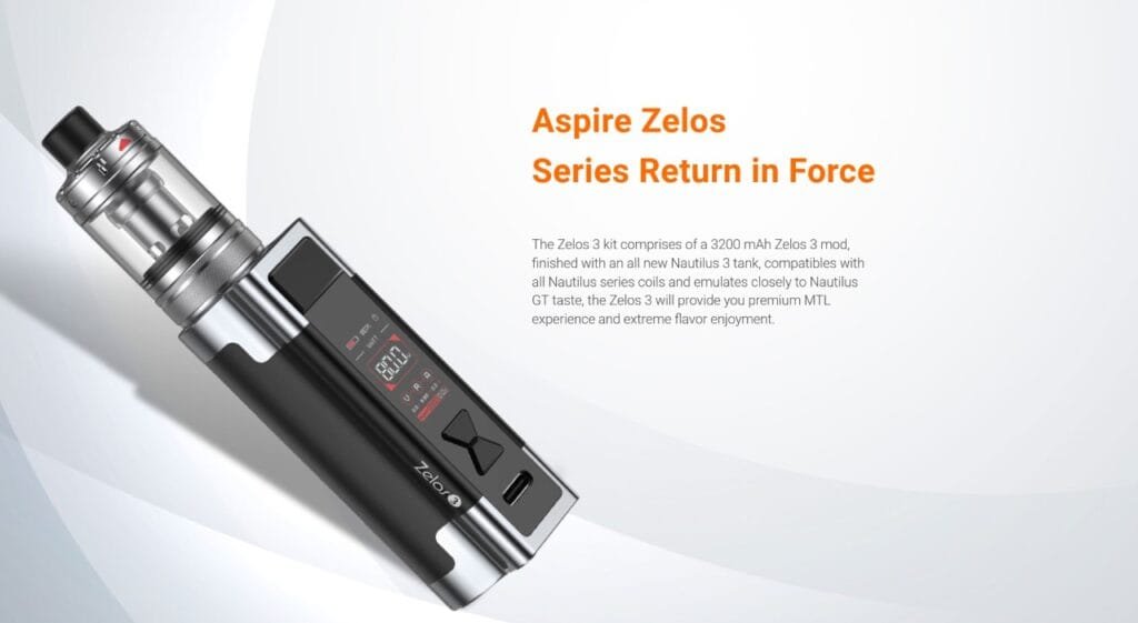 Aspire Zelos 3 Vape Kit