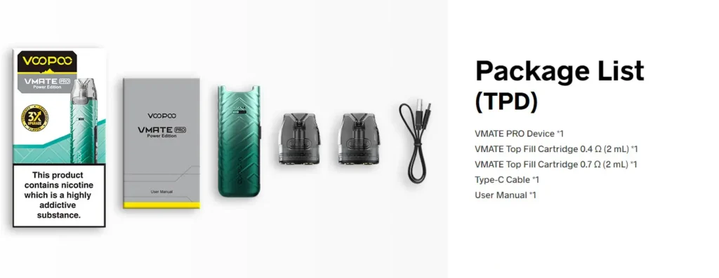VOOPOO VMATE PRO POD VAPE KIT