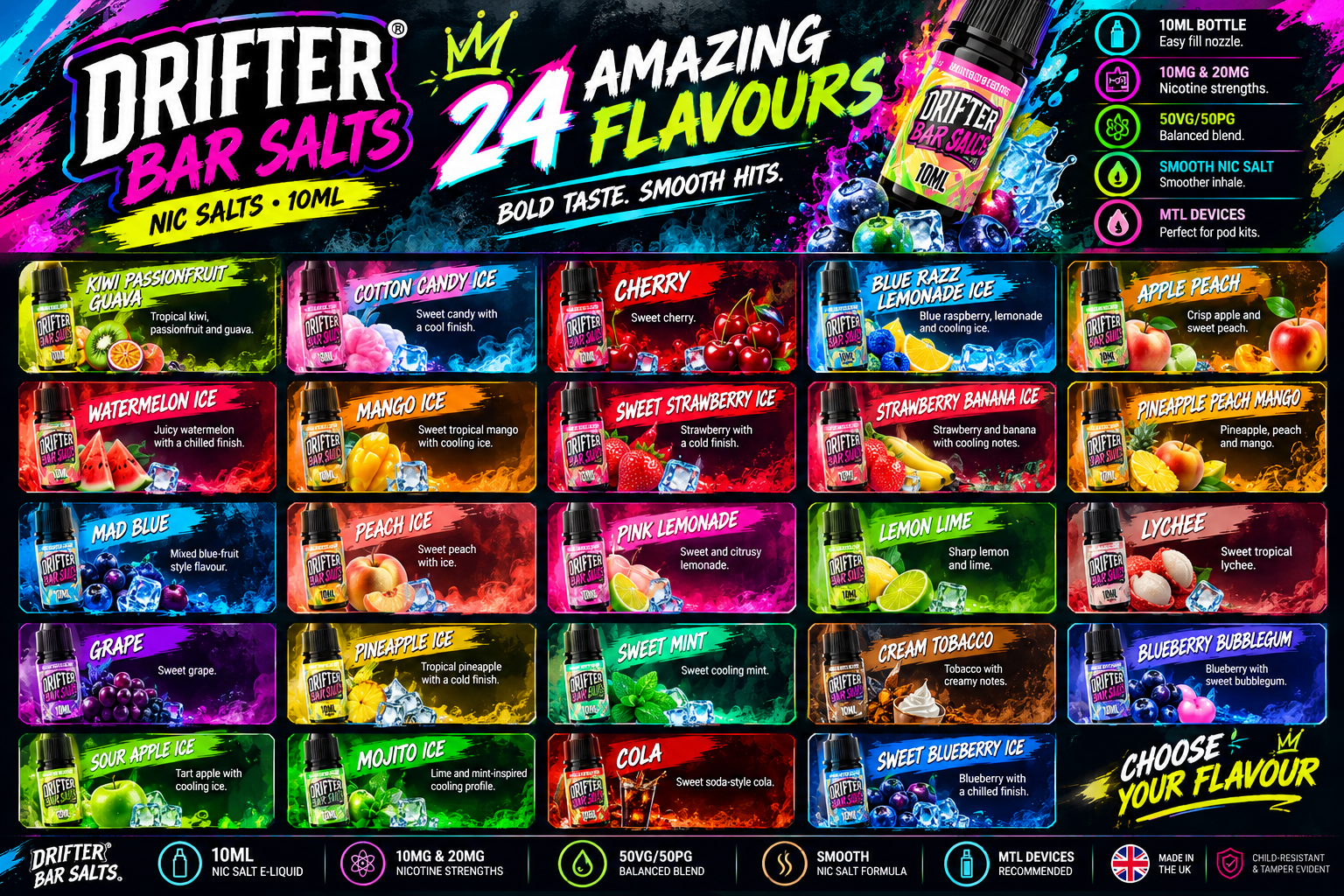 Drifter Bar Salts