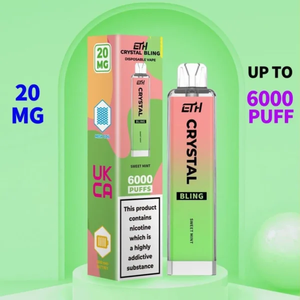 CRYSTAL VAPE 6000 PUFFS