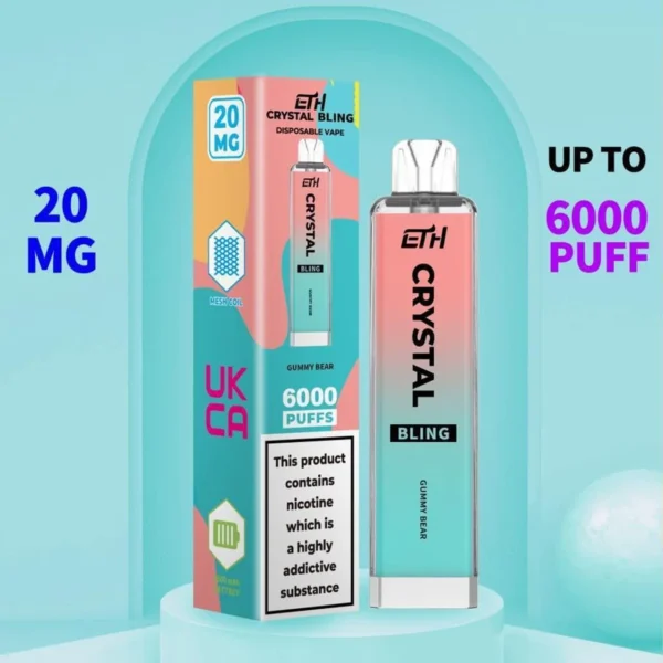 CRYSTAL VAPE 6000 PUFFS