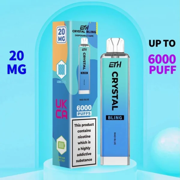 CRYSTAL VAPE 6000 PUFFS