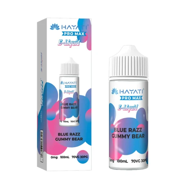 HAYATI-PRO-MAX-0-MG-100ML-Blue-Razz-Gummy-Bear