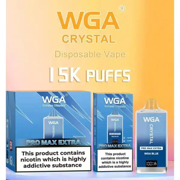 WGA Crystal Pro Max Extra 15K Puffs Disposable Vape