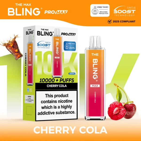 The Bling Max 8000 Puffs Prefilled Pod Kit