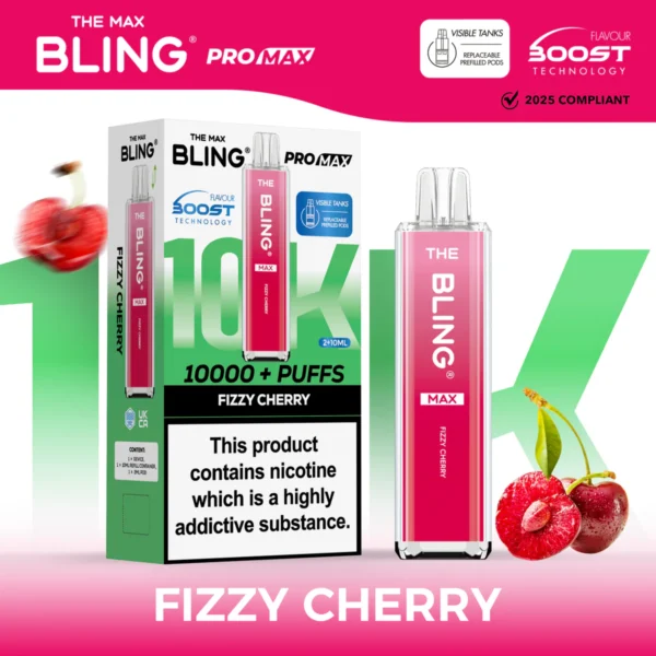 The Bling Max 8000 Puffs Prefilled Pod Kit