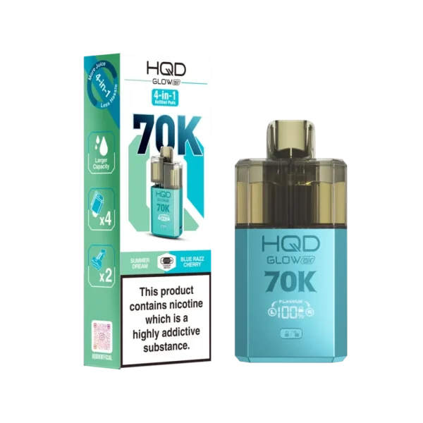 HQD Glow Air 70K Puffs Prefilled Pod Kit