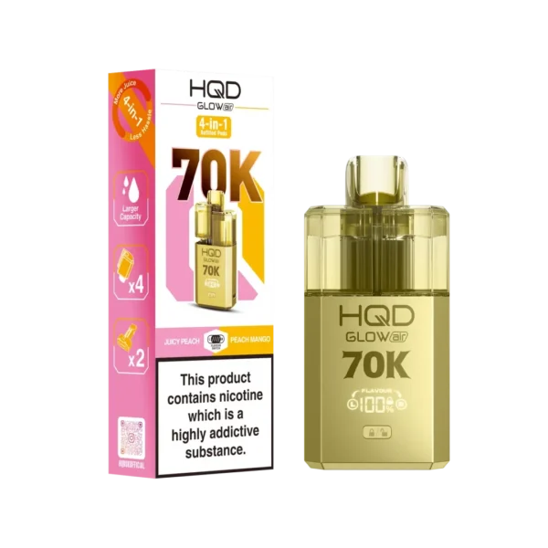 HQD Glow Air 70K Puffs Prefilled Pod Kit