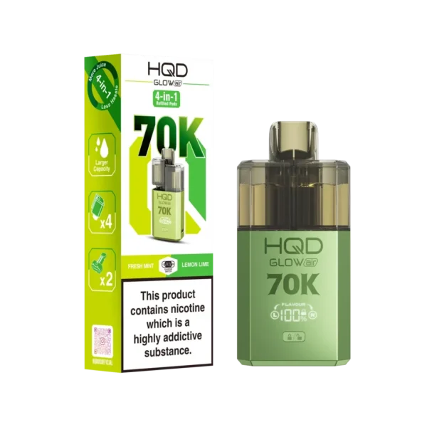 HQD Glow Air 70K Puffs Prefilled Pod Kit