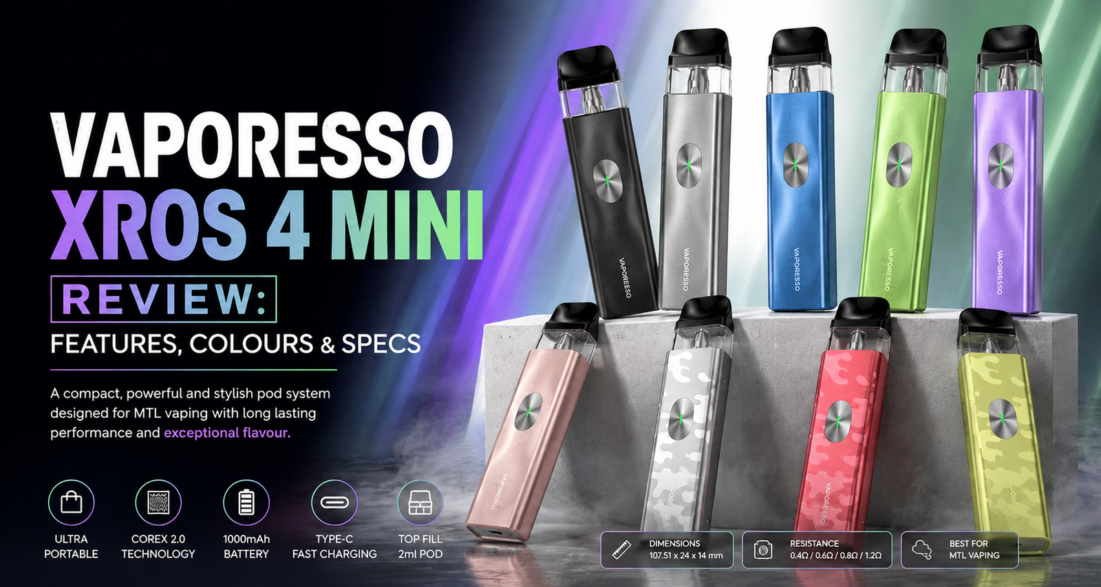 vaporesso xros 4 mini vaporesso xros 4 mini